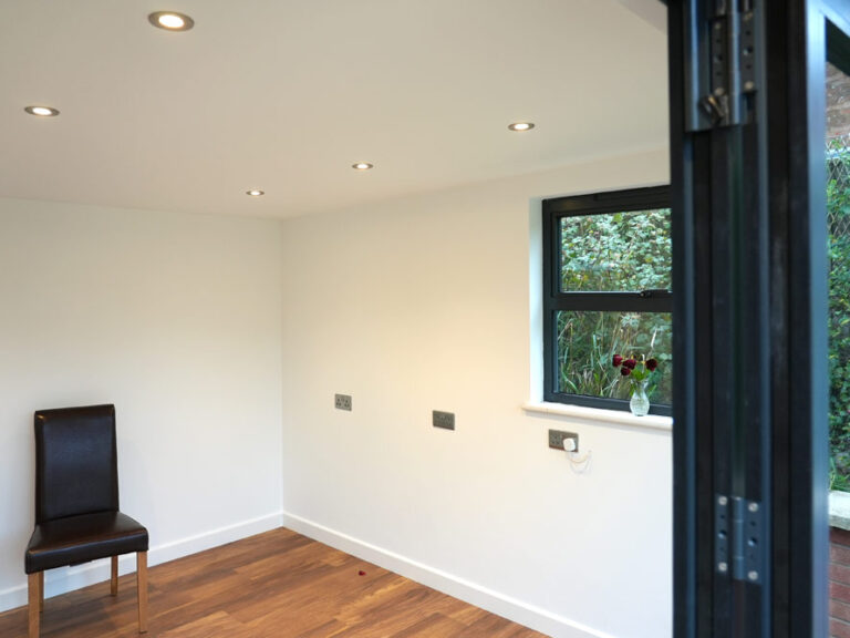 Garden room interior. Accessible Garden Room, Coventry