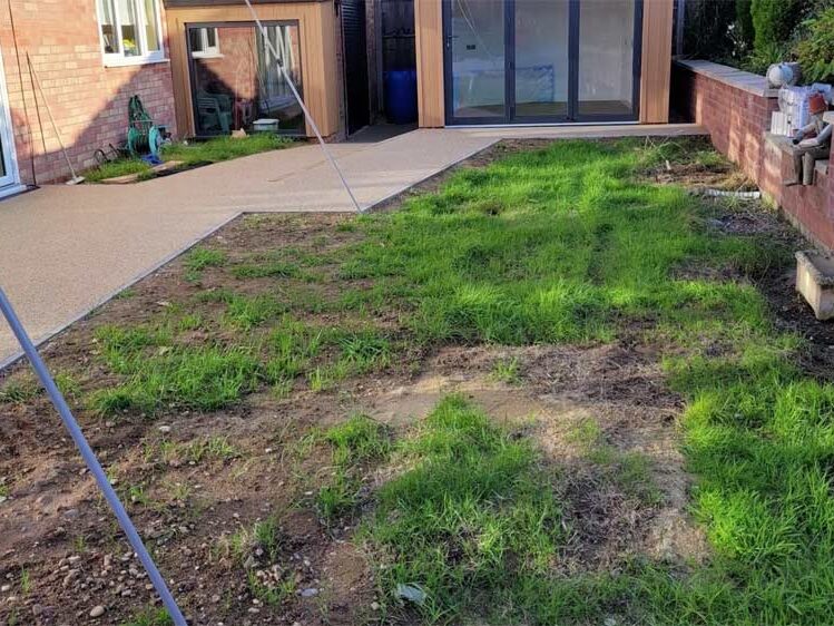 Old lawn. Accessible Garden Room, Coventry