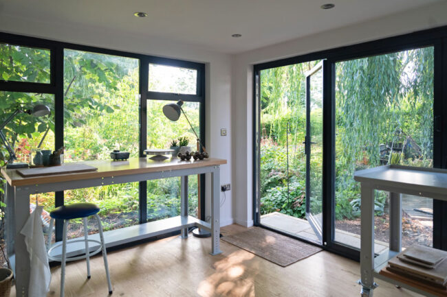 Garden Pottery Studio, Abingdon, Oxfordshire. New Garden Room Company.