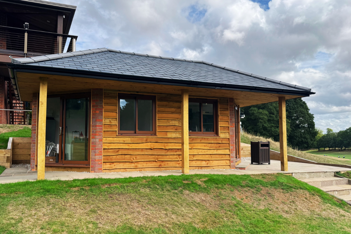 Halfway House outbuilding built by New Garden Room Company
