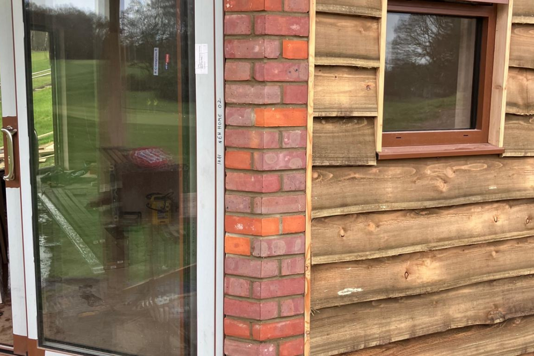 Cladding installation for new halfway house