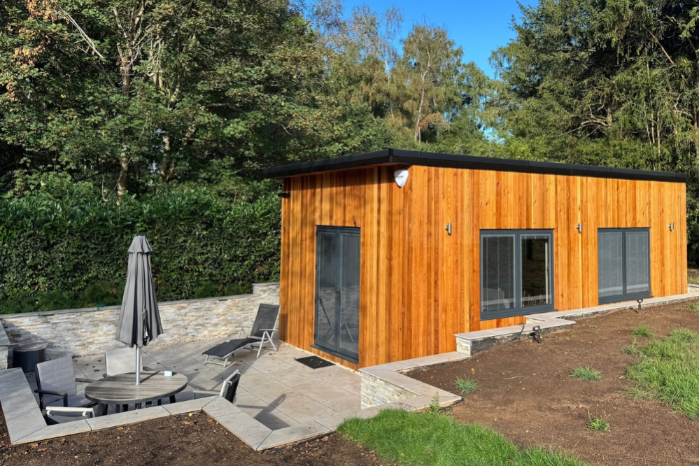 Golf Simulator Garden Room built in Oxford